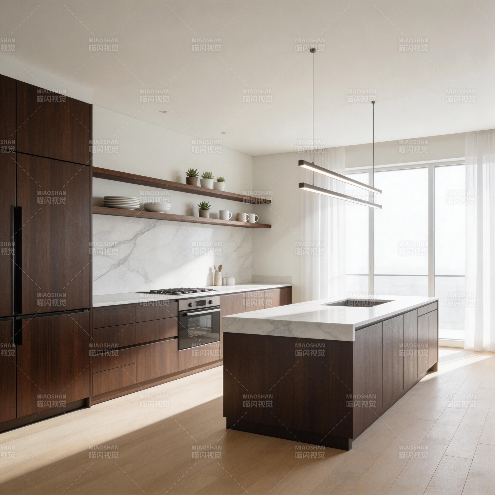 现代简约厨房设计图片