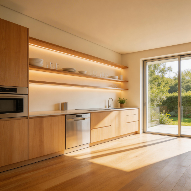 现代简约厨房图片