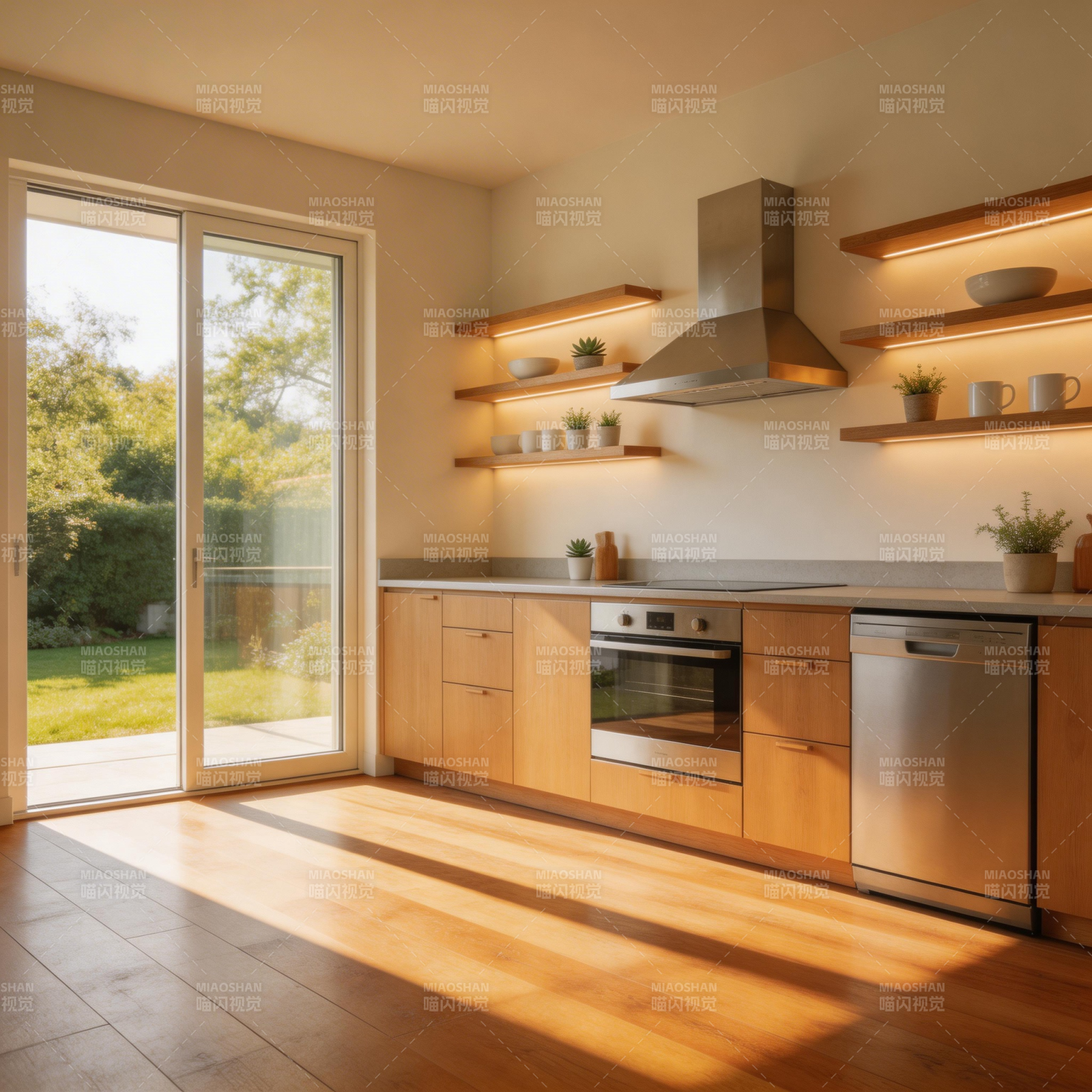 阳光厨房 温馨自然图片