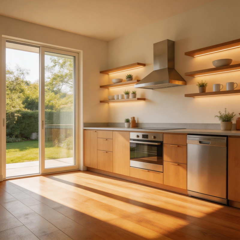 阳光厨房 温馨自然图片