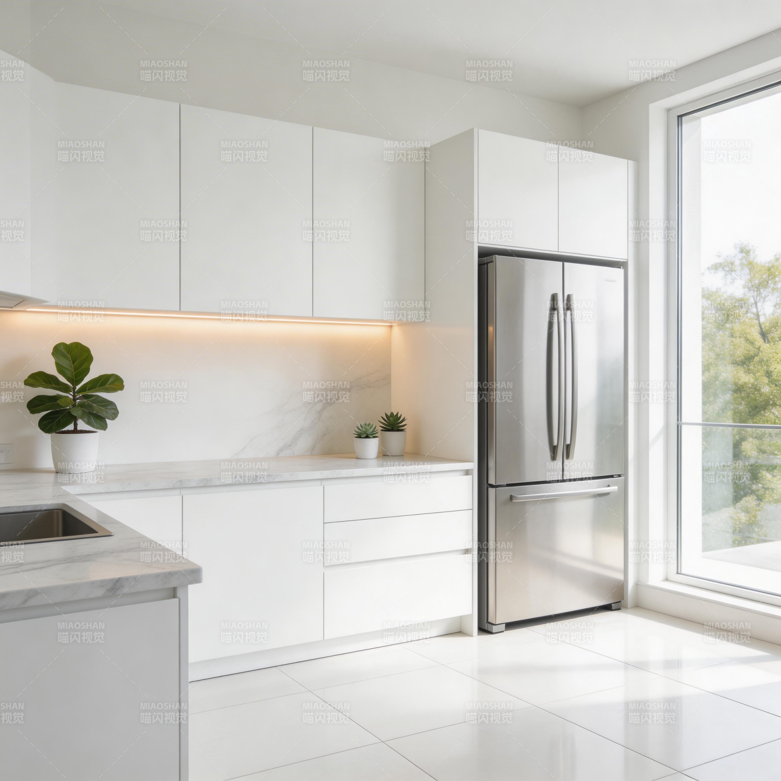 现代简约厨房设计图片