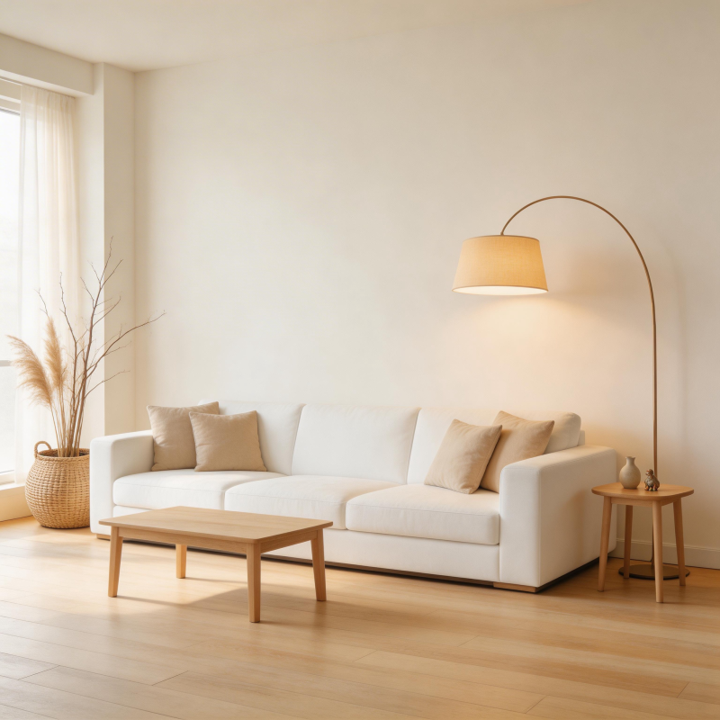 简约客厅温馨一角图片