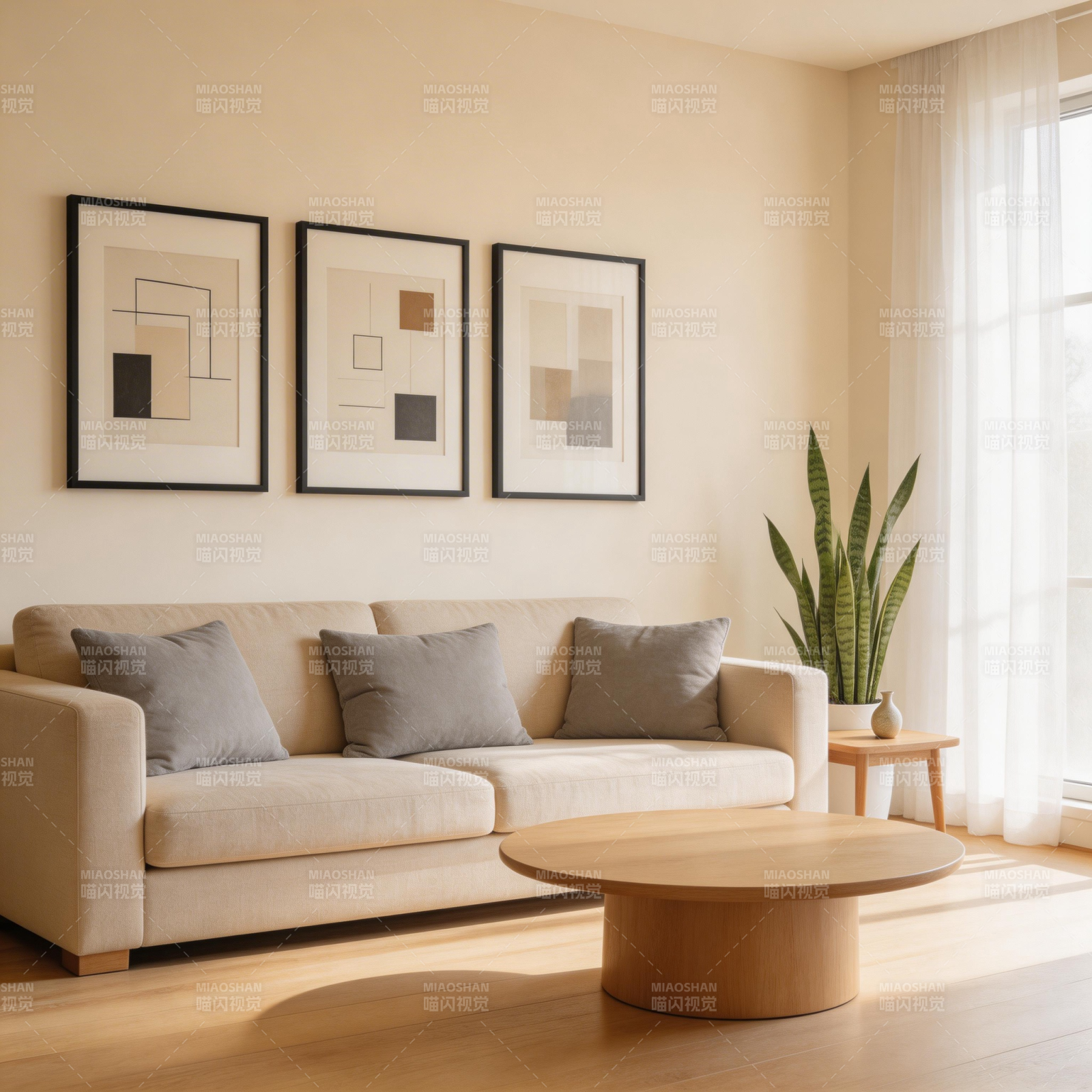 简约客厅布置图片