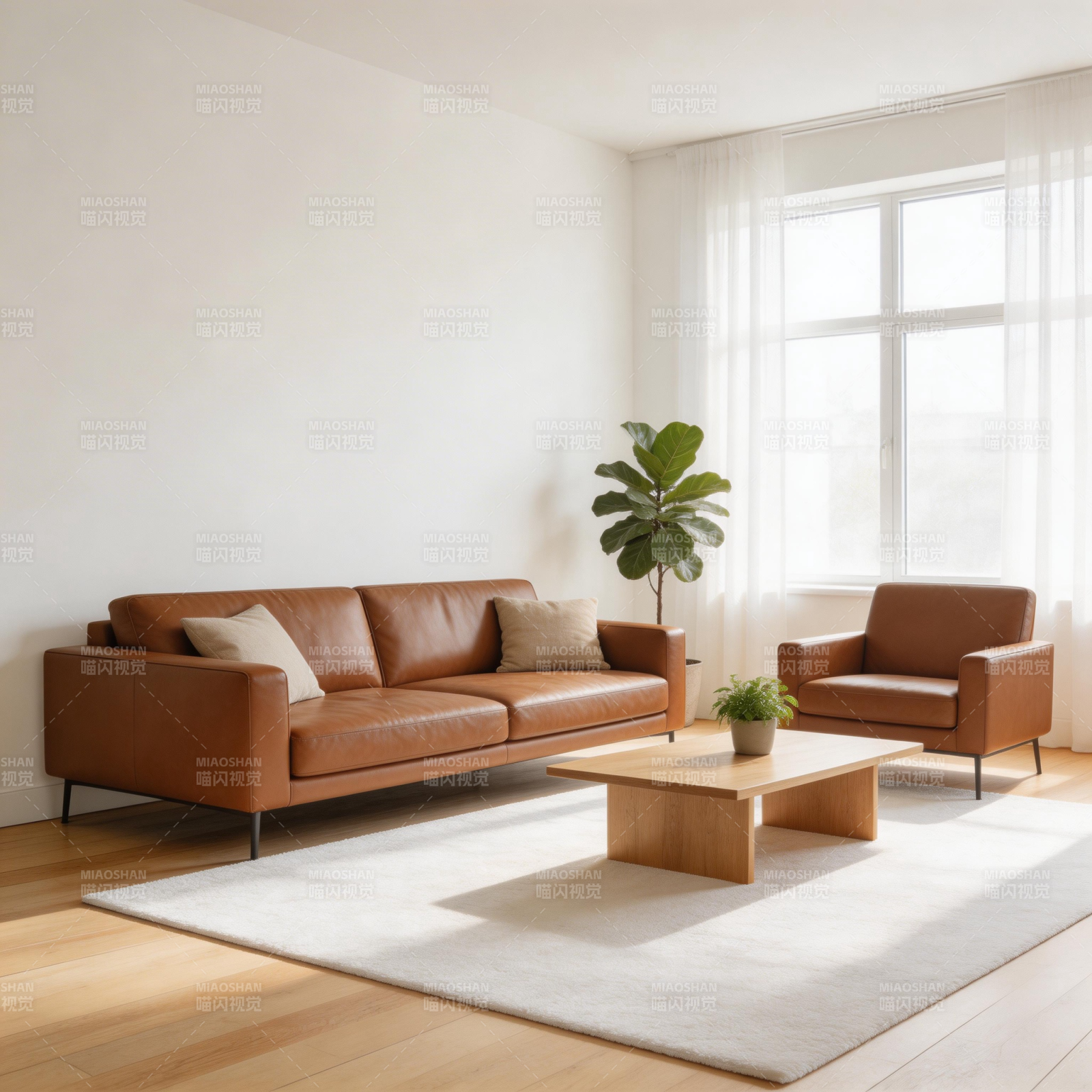 简约客厅布置图片