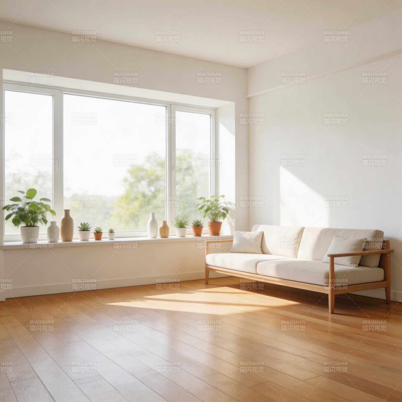 明亮简约客厅图片