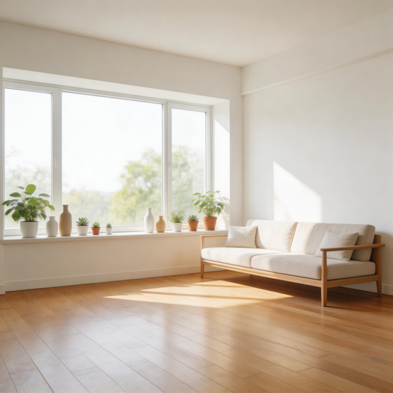 明亮简约客厅图片