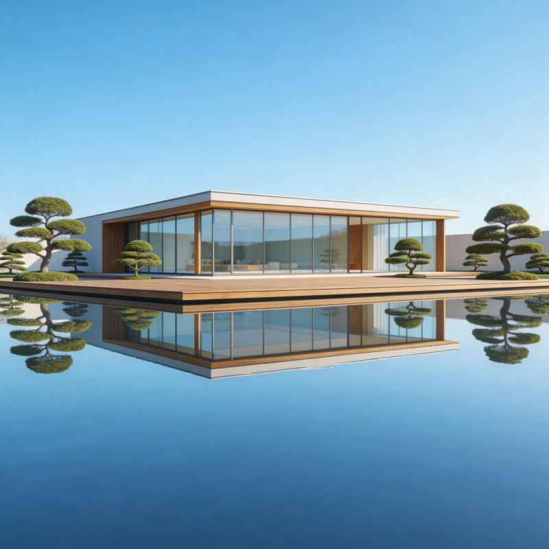 现代水景住宅图片