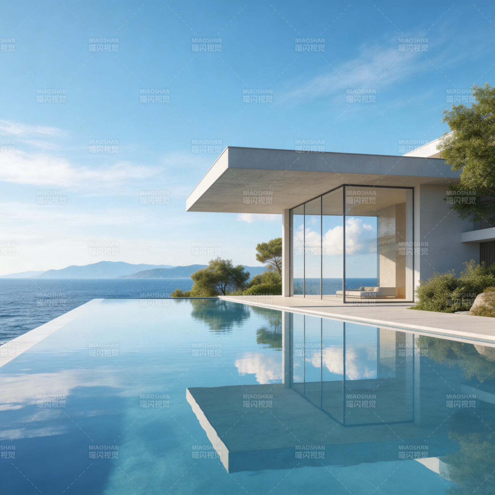 海景泳池别墅图片
