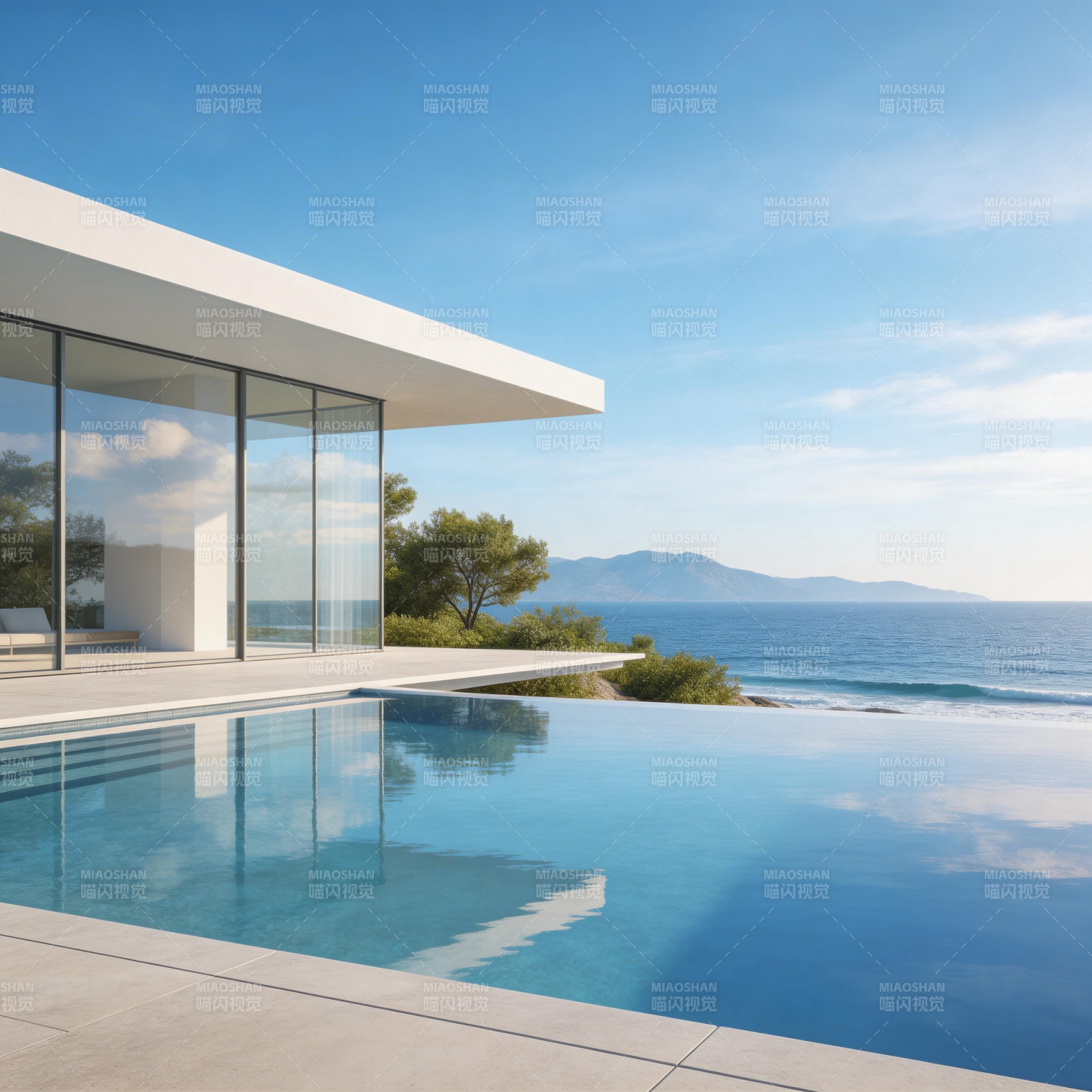海景泳池别墅图片