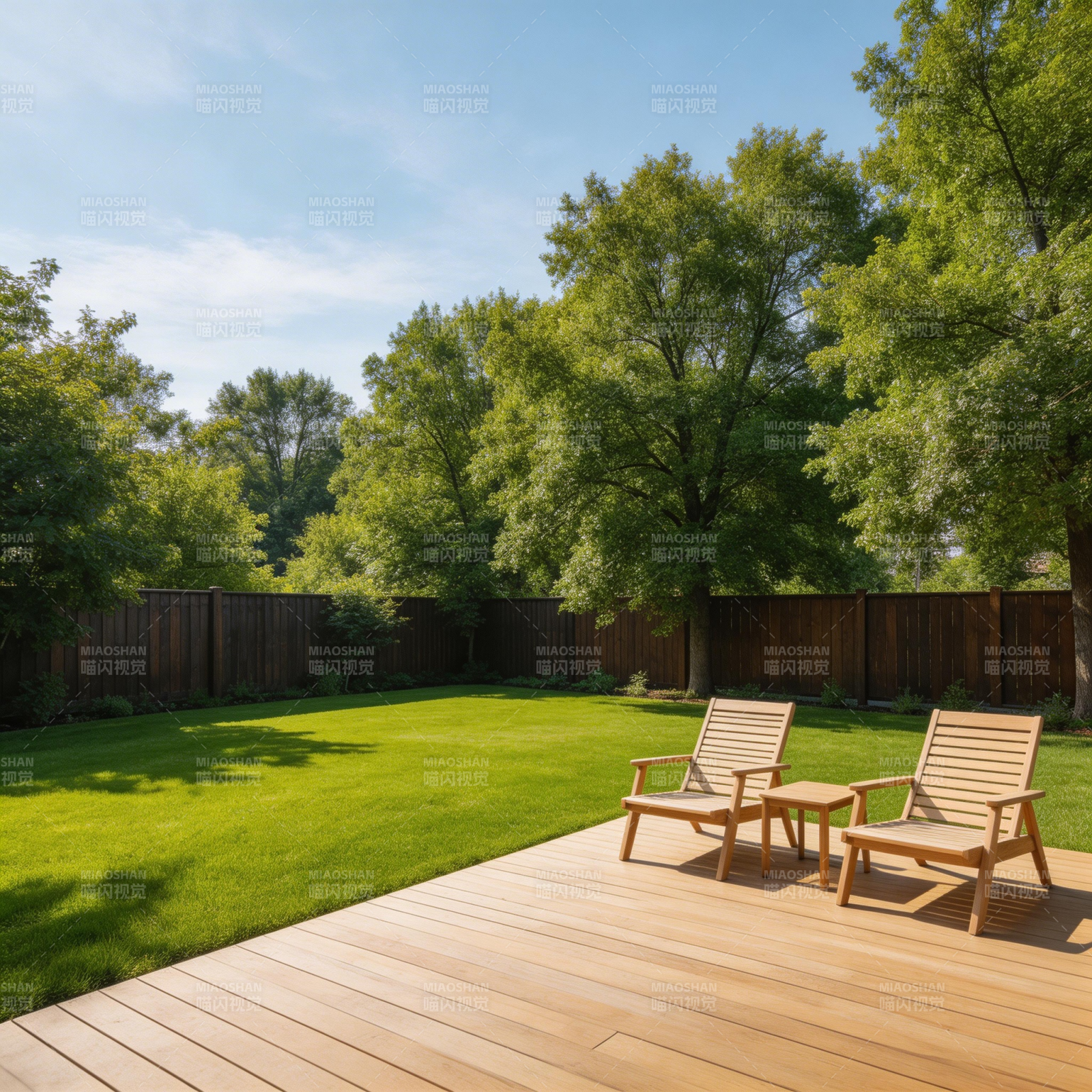 庭院休闲时光图片