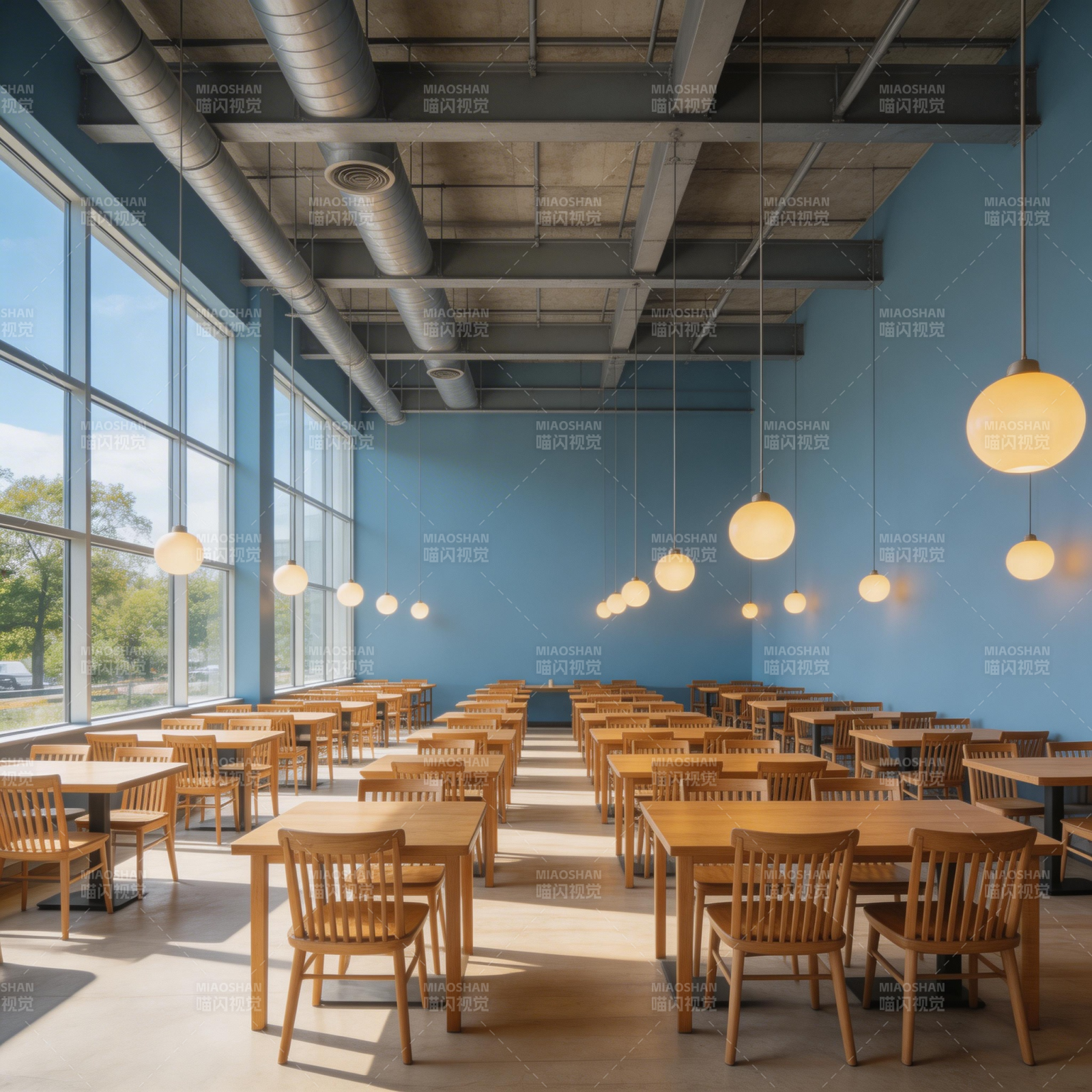 现代简约餐厅图片