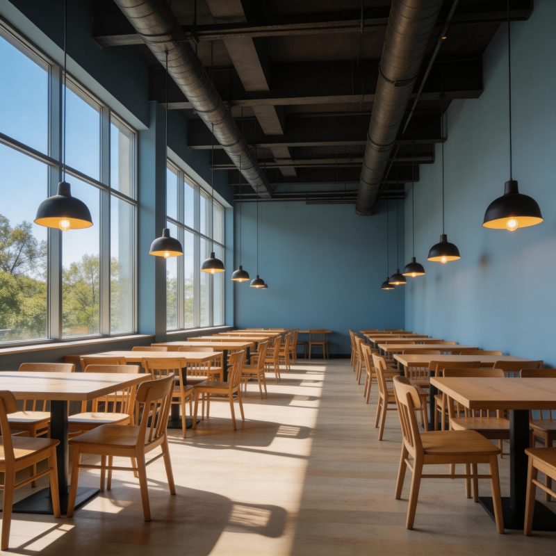 现代简约餐厅空间图片