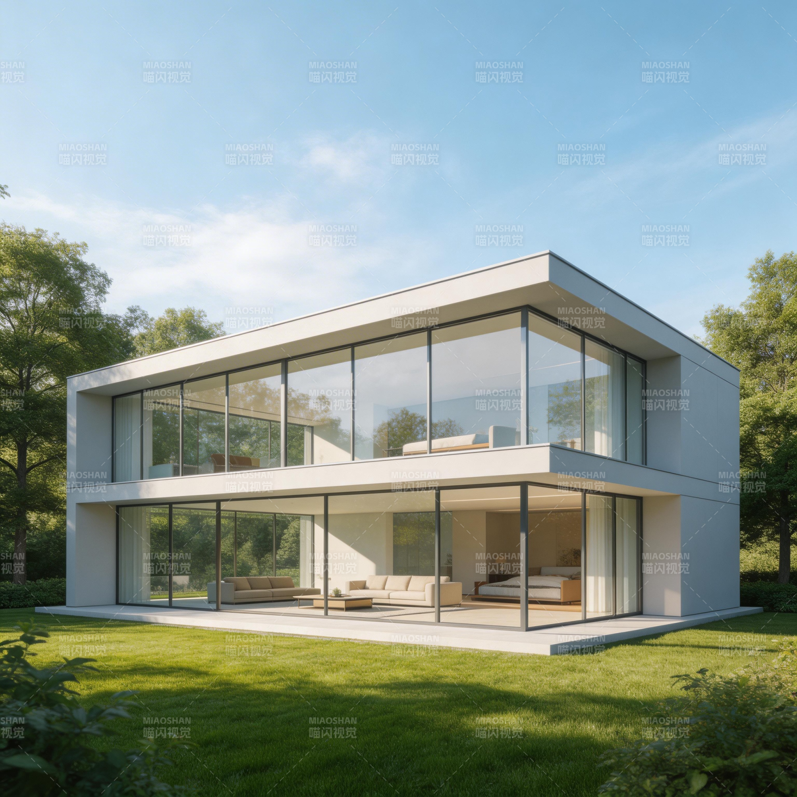 现代简约别墅图片