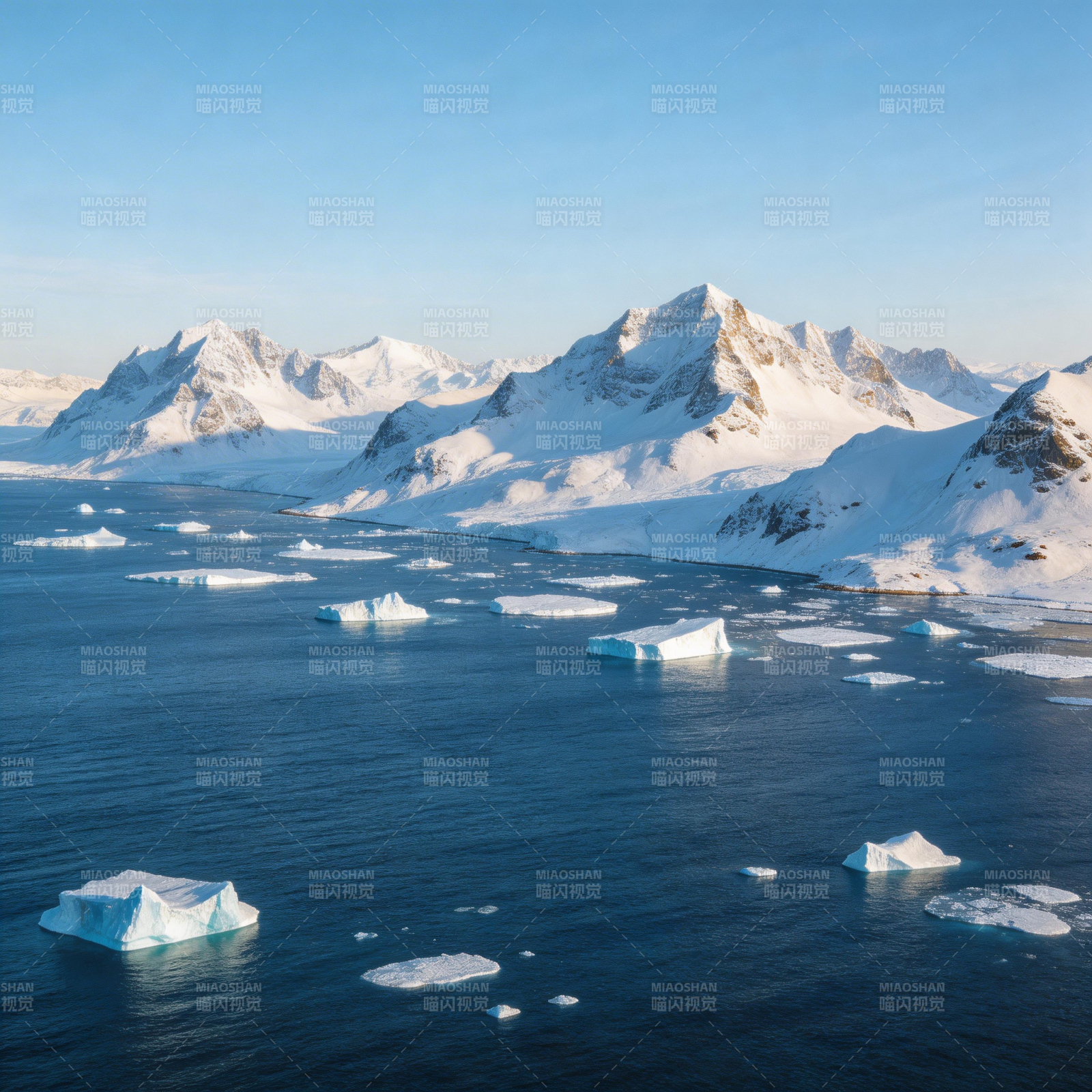 极地冰川风光图片
