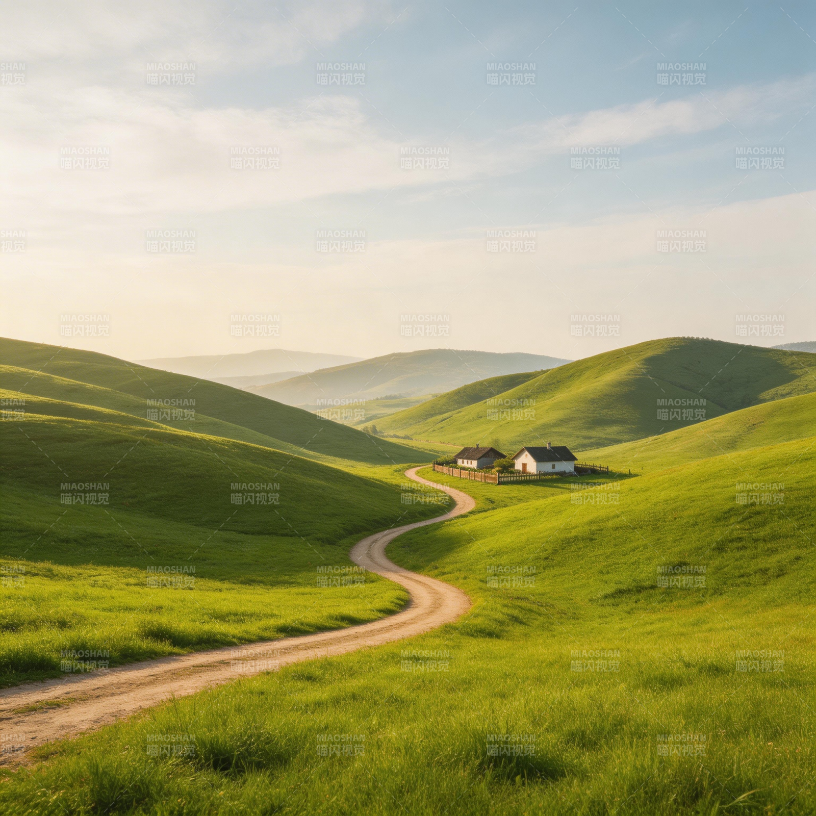 绿野小径人家图片