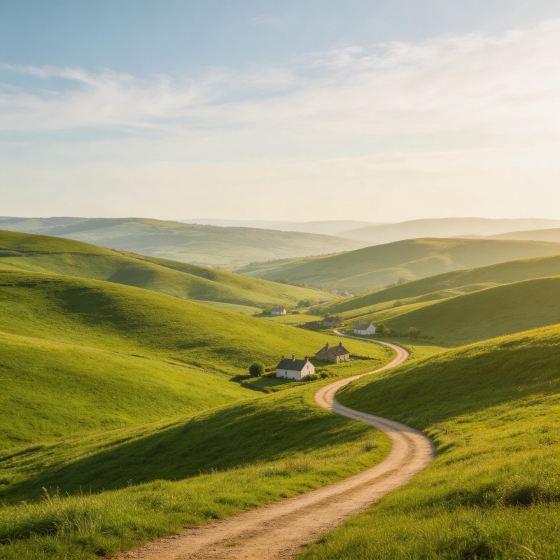 绿野乡间小径图片