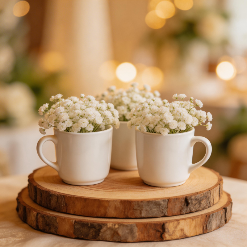 花艺杯盏静谧美图片