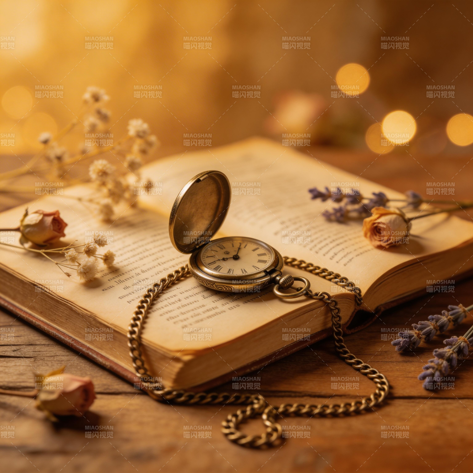 时光书页静谧图片