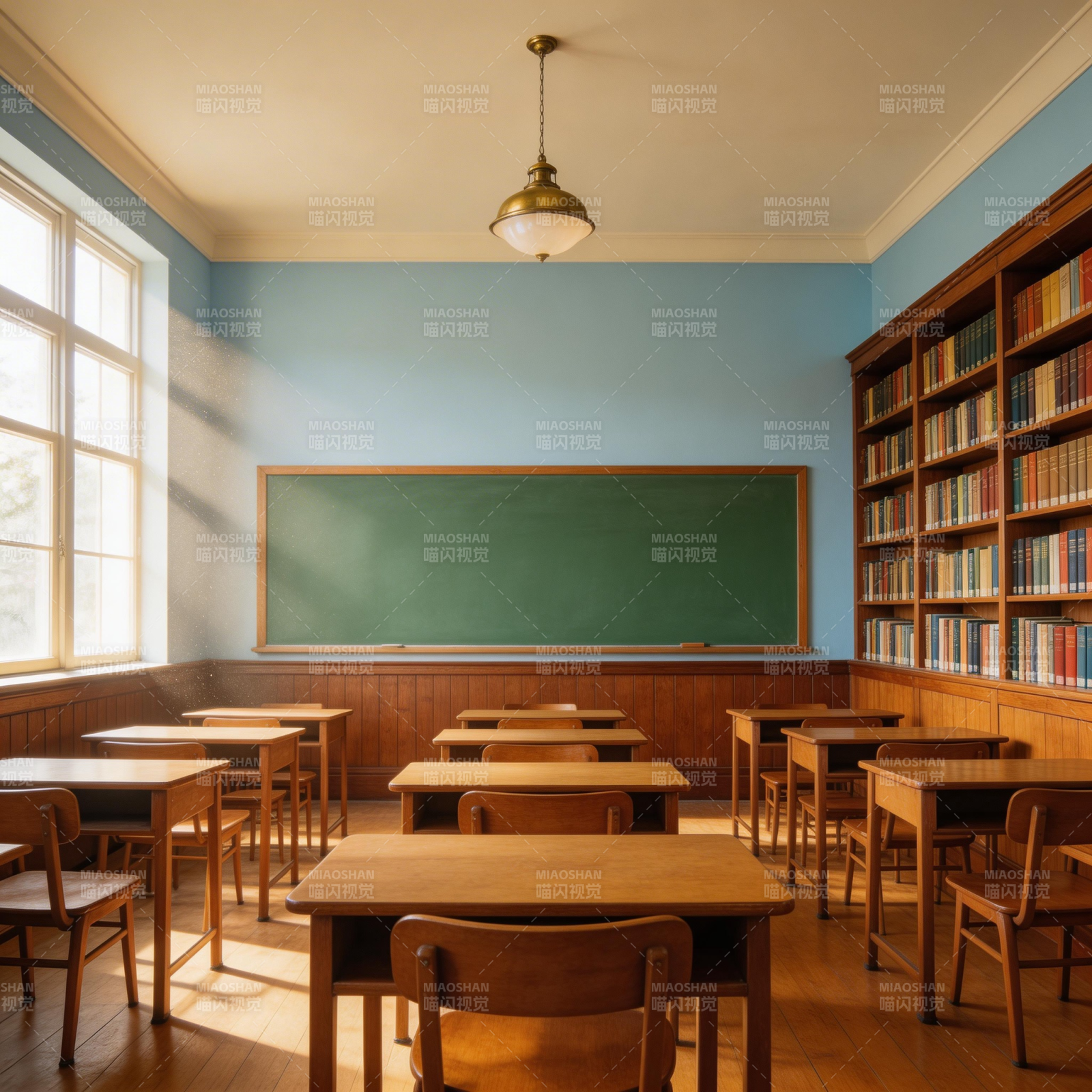 静谧教室 书香满溢图片