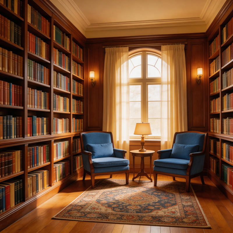 书房静谧时光图片