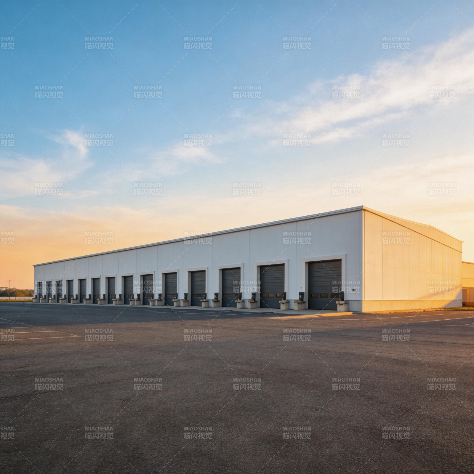 现代工业厂房外观图片