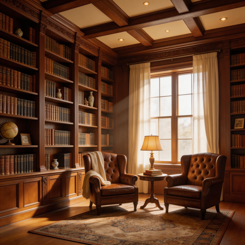 书房静谧时光图片