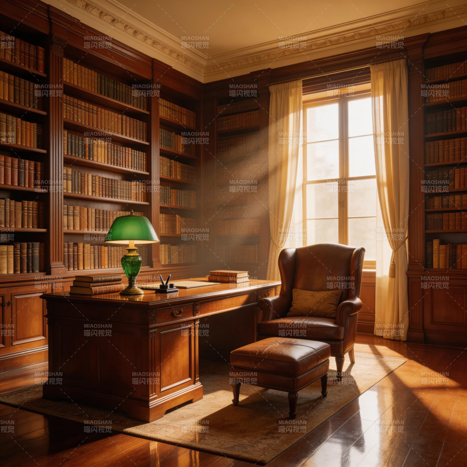 书房静谧时光图片