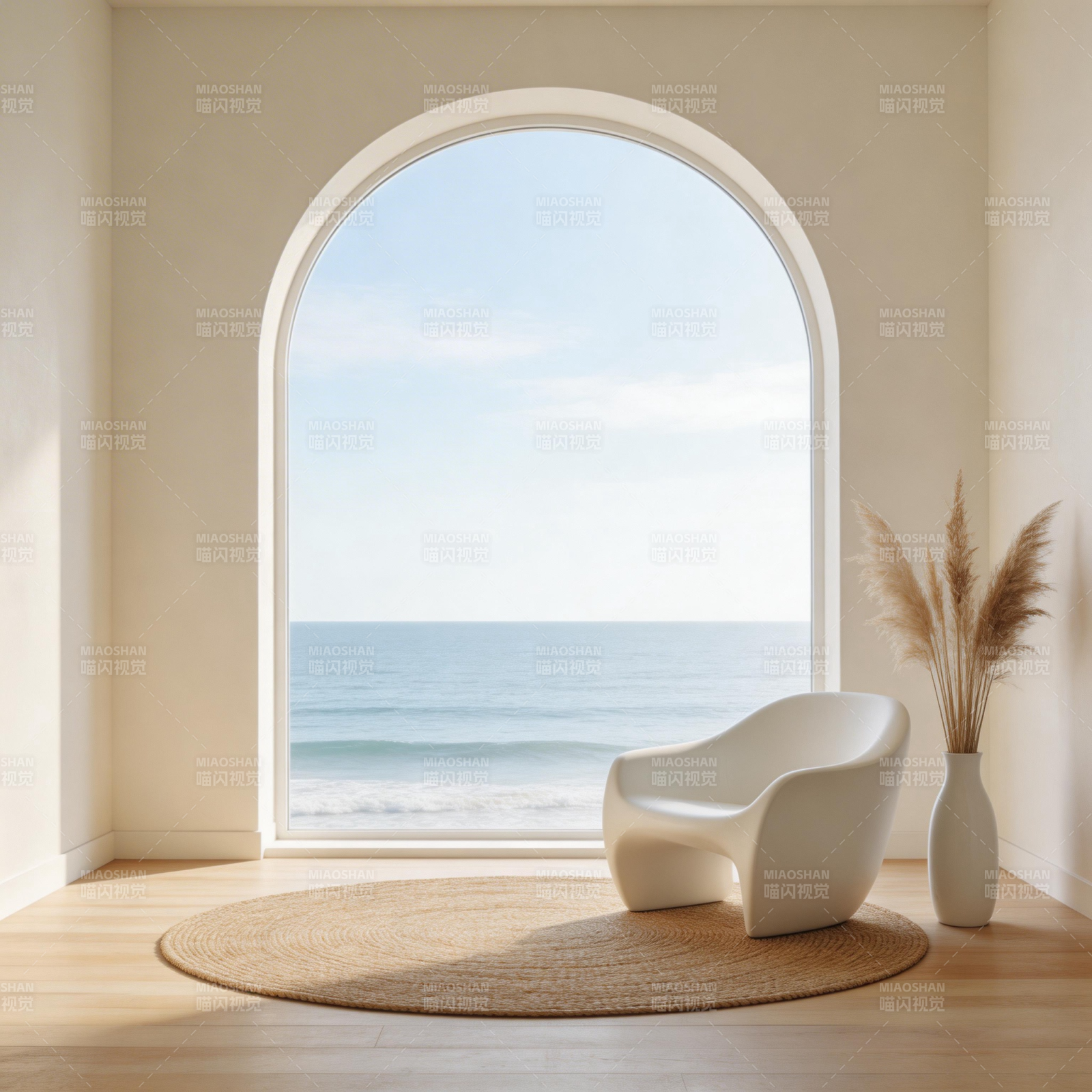海景窗边静谧时光图片