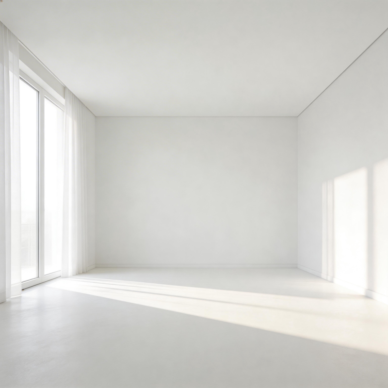极简白室光影图片
