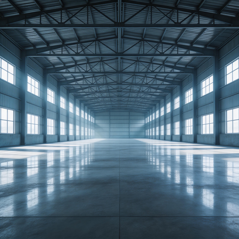 空旷工业厂房图片
