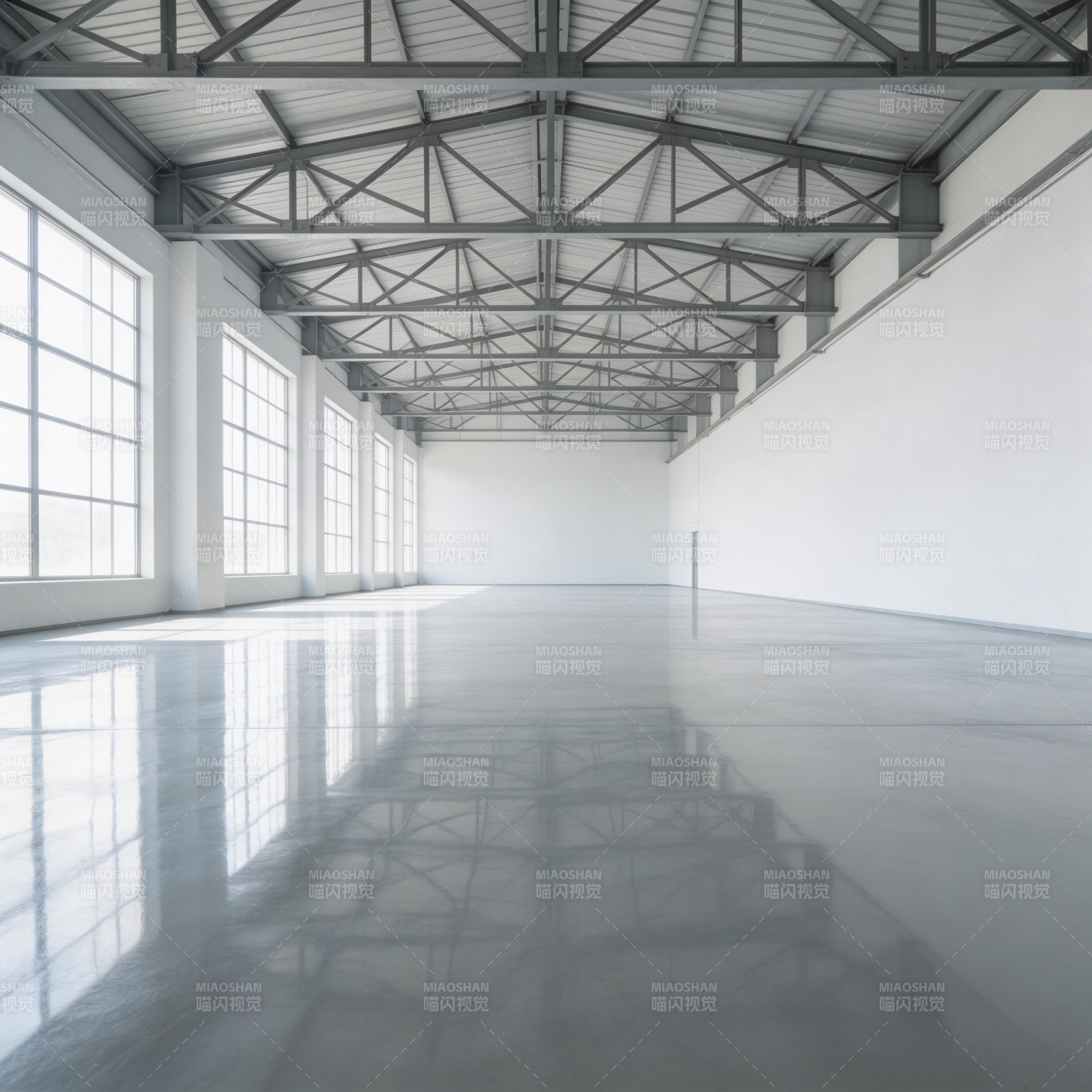 空旷工业厂房图片