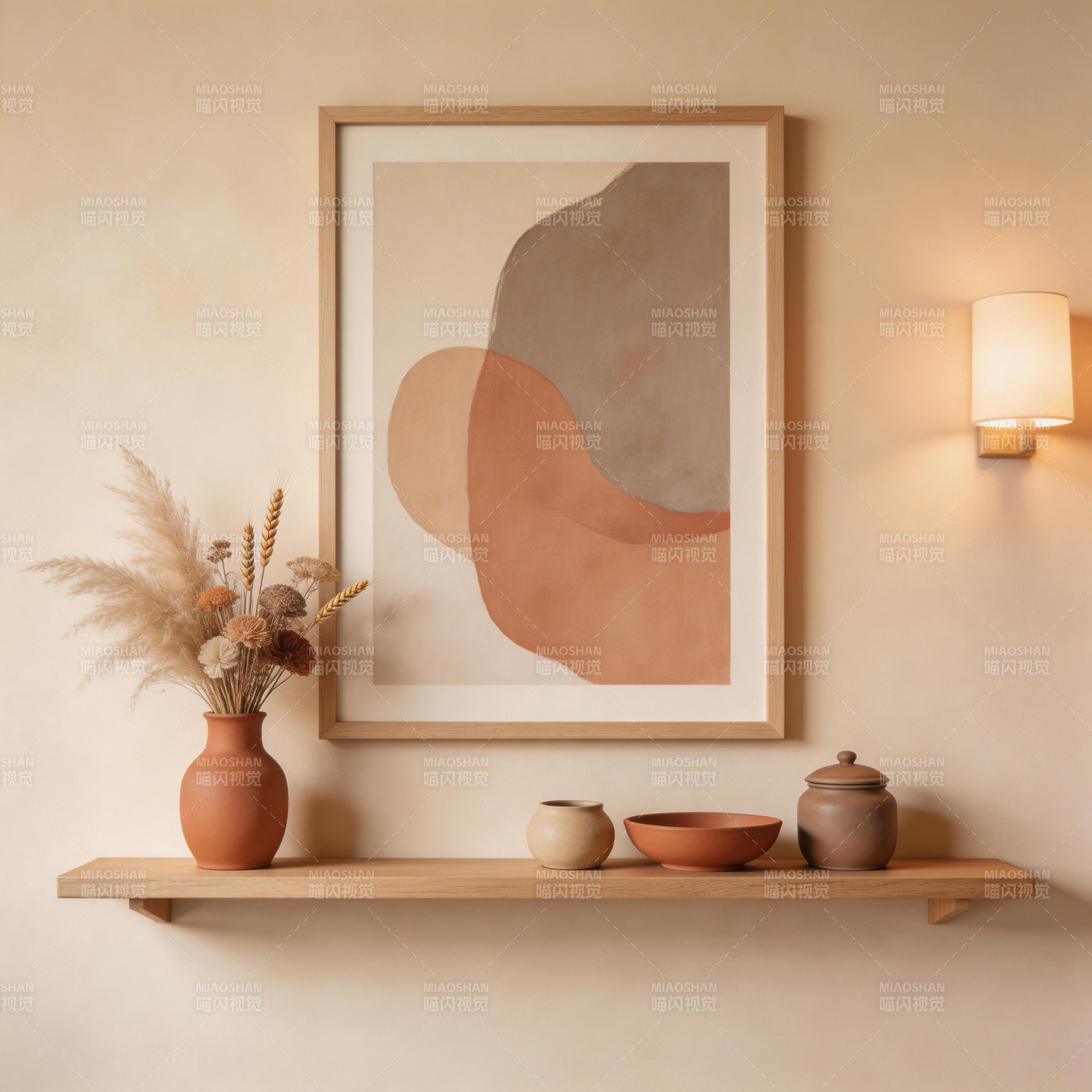 简约艺术墙饰图片