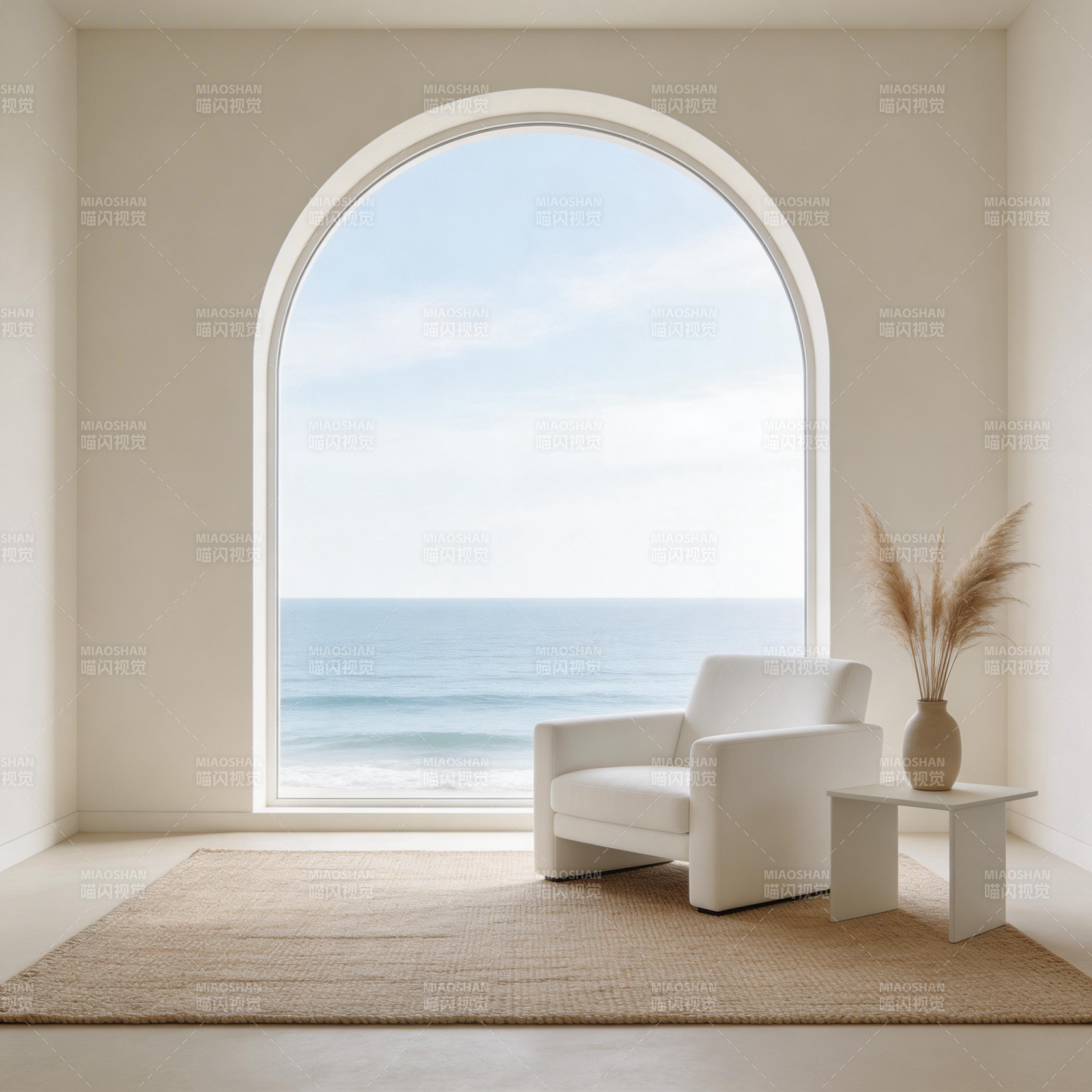 海景窗边静谧时光图片