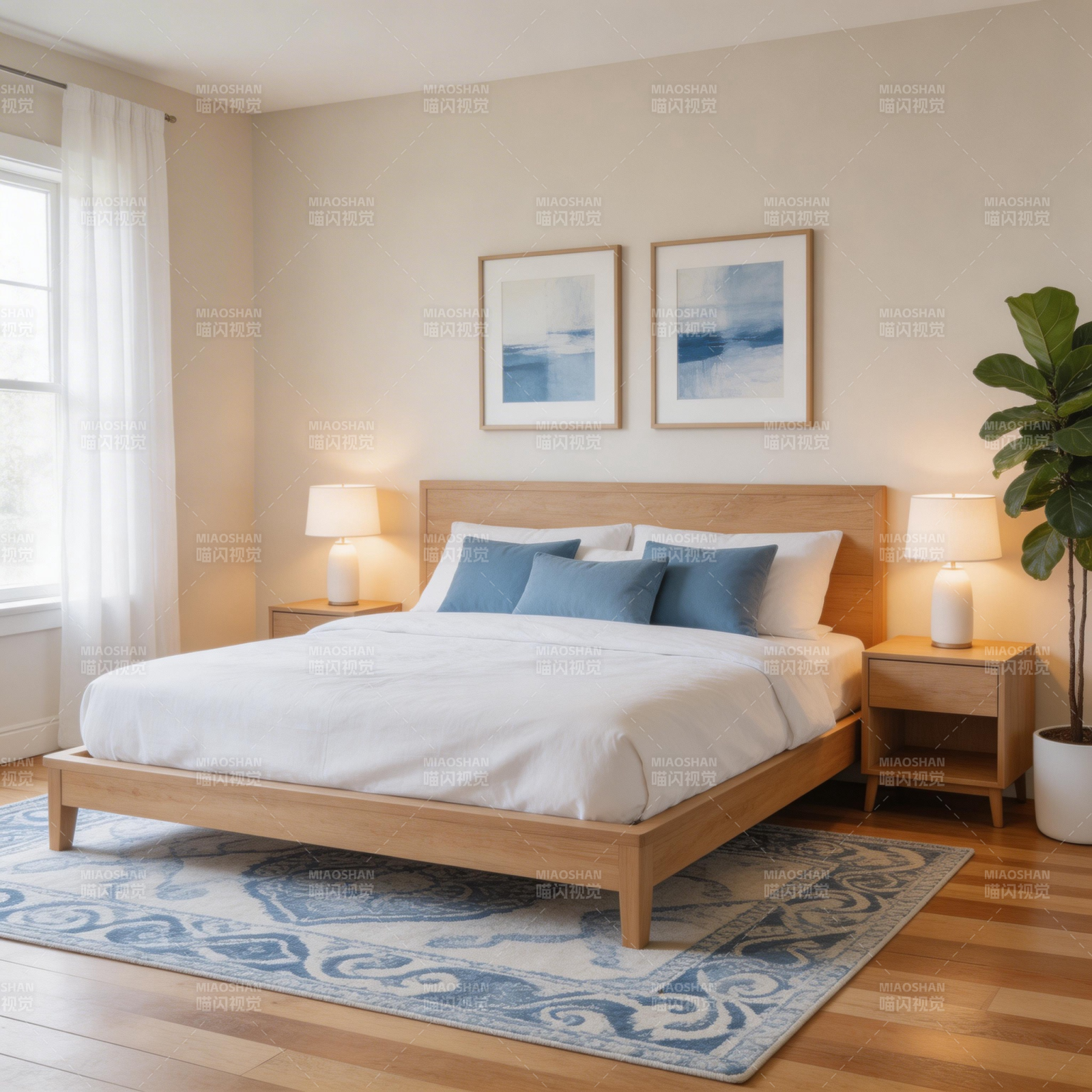 简约卧室 宁静舒适图片