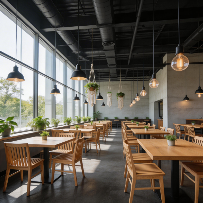 现代简约餐厅图片