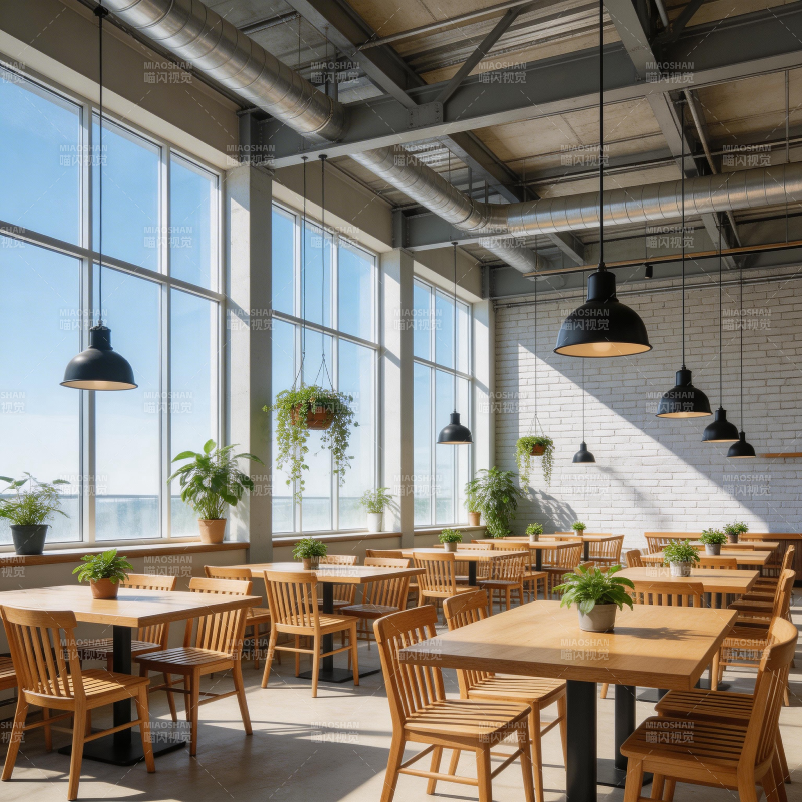 明亮现代餐厅图片