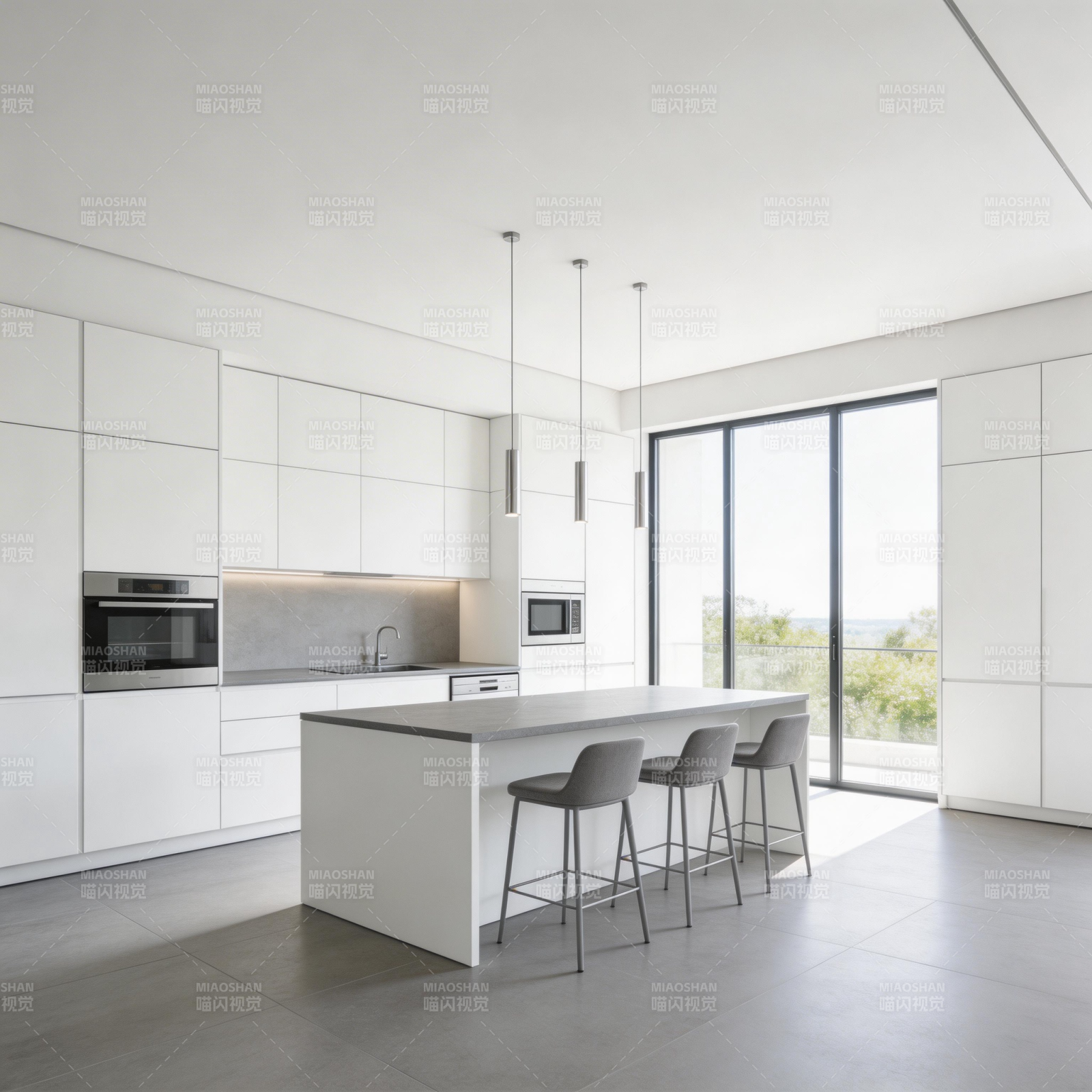 现代简约厨房设计图片