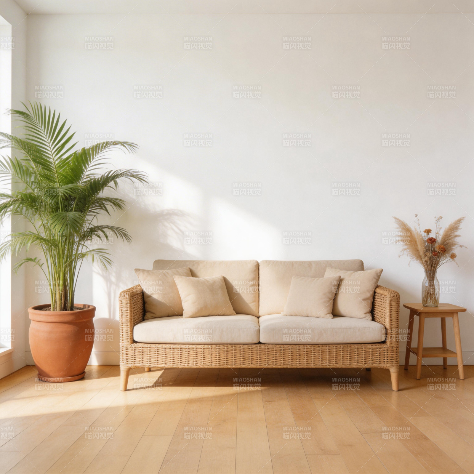 简约自然客厅布置图片