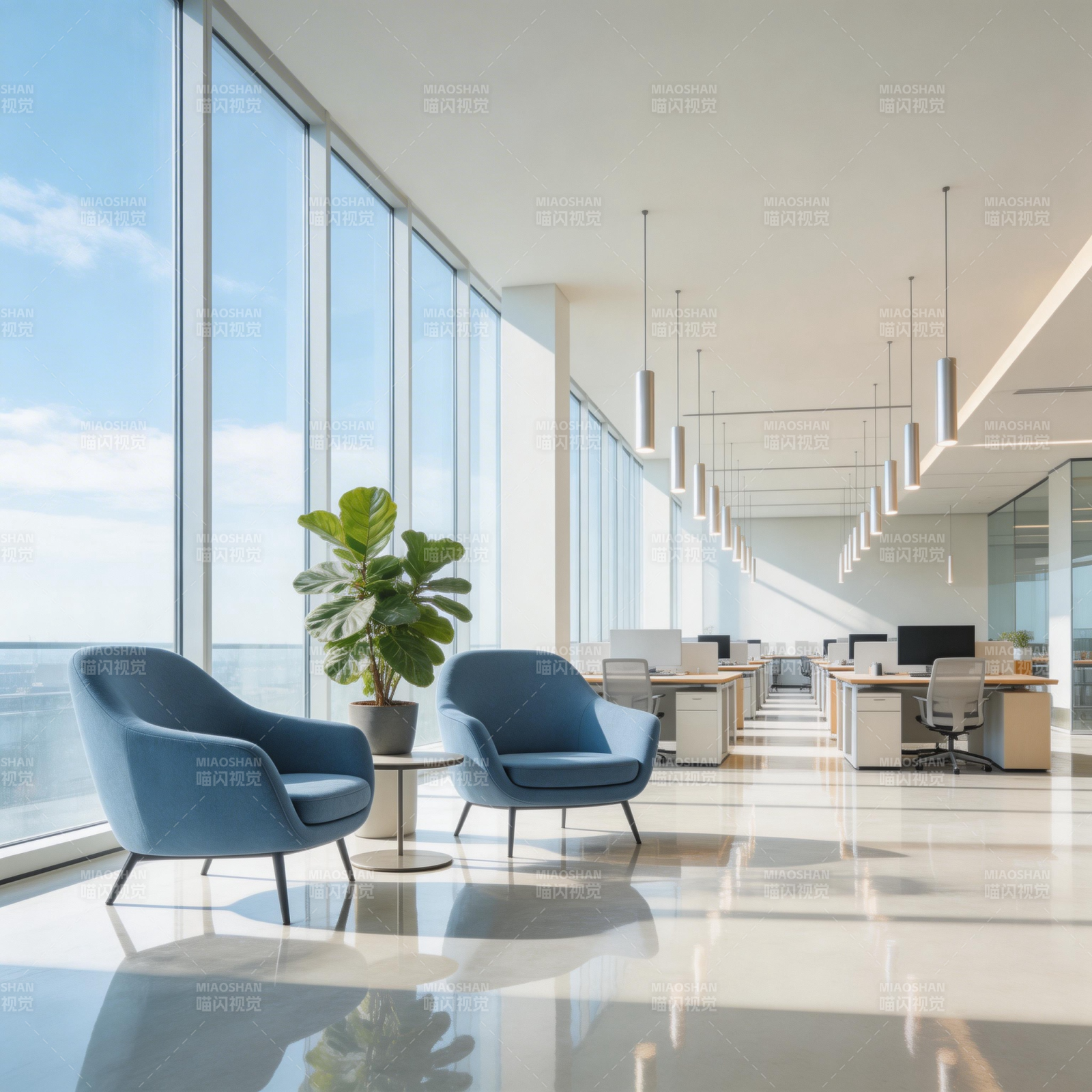 现代办公空间图片