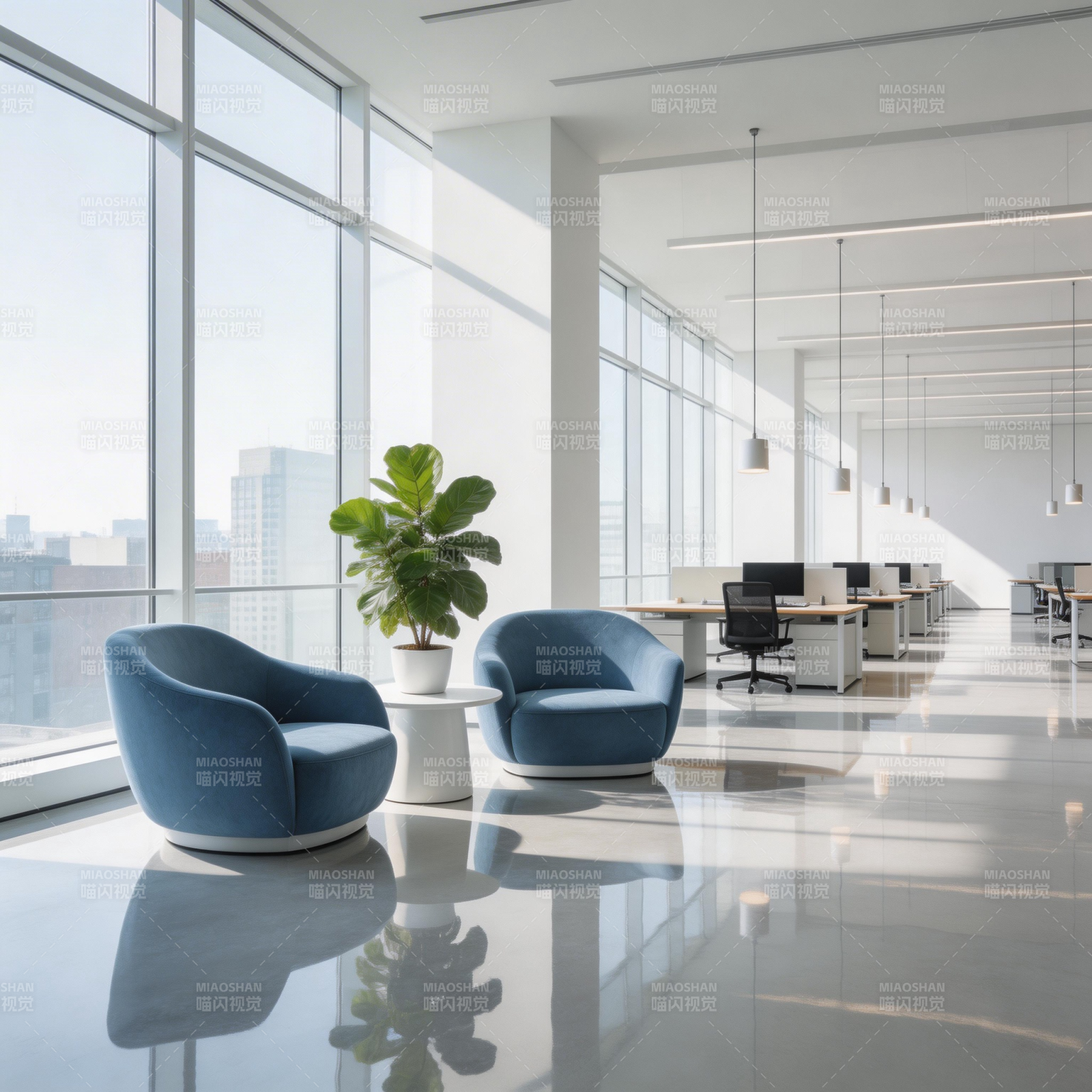 现代办公空间图片