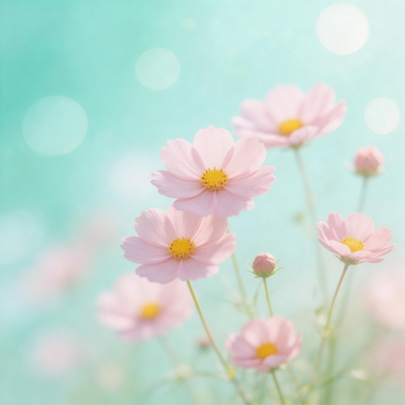 粉花轻舞春风里图片