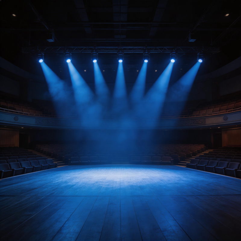 舞台聚光灯图片
