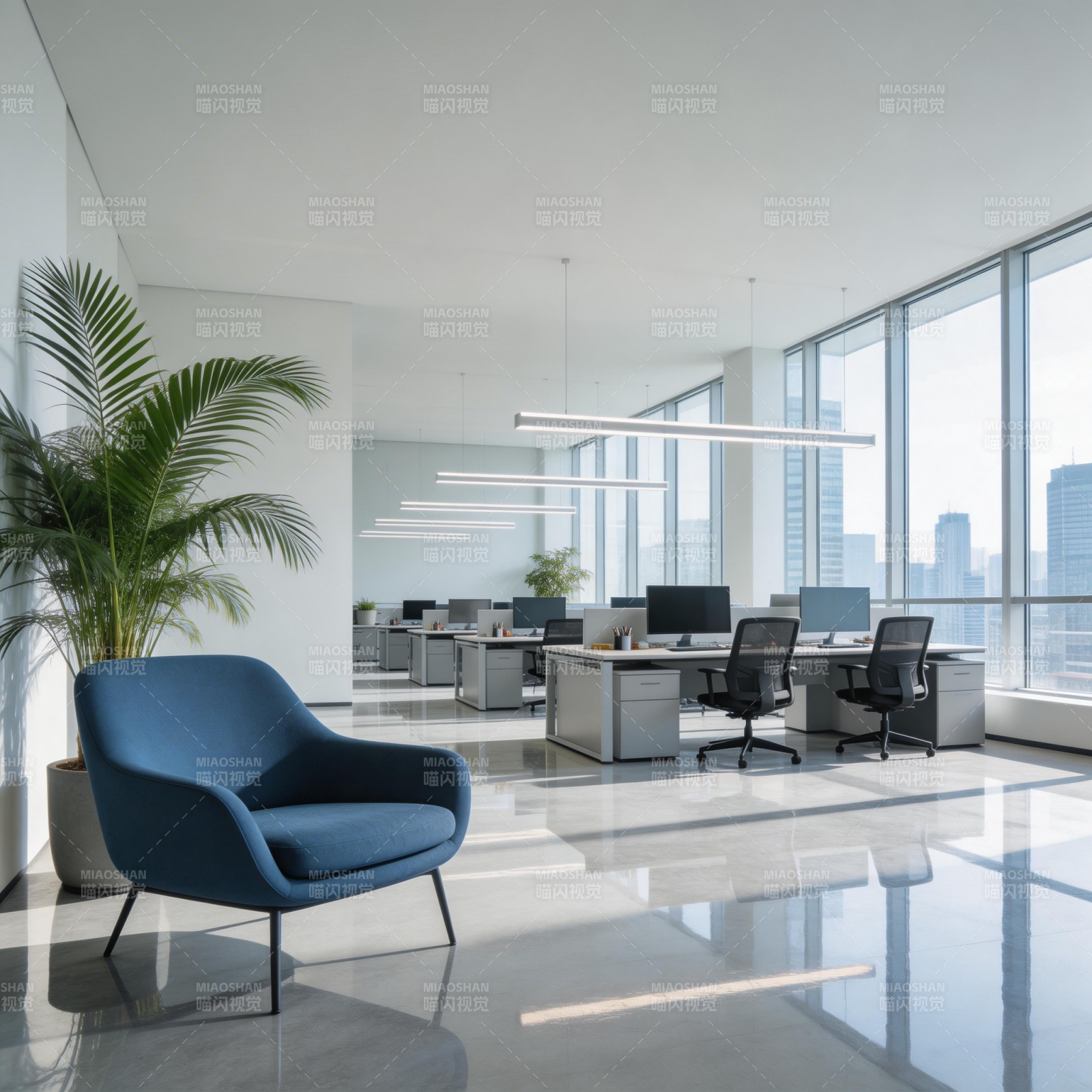 现代办公空间图片