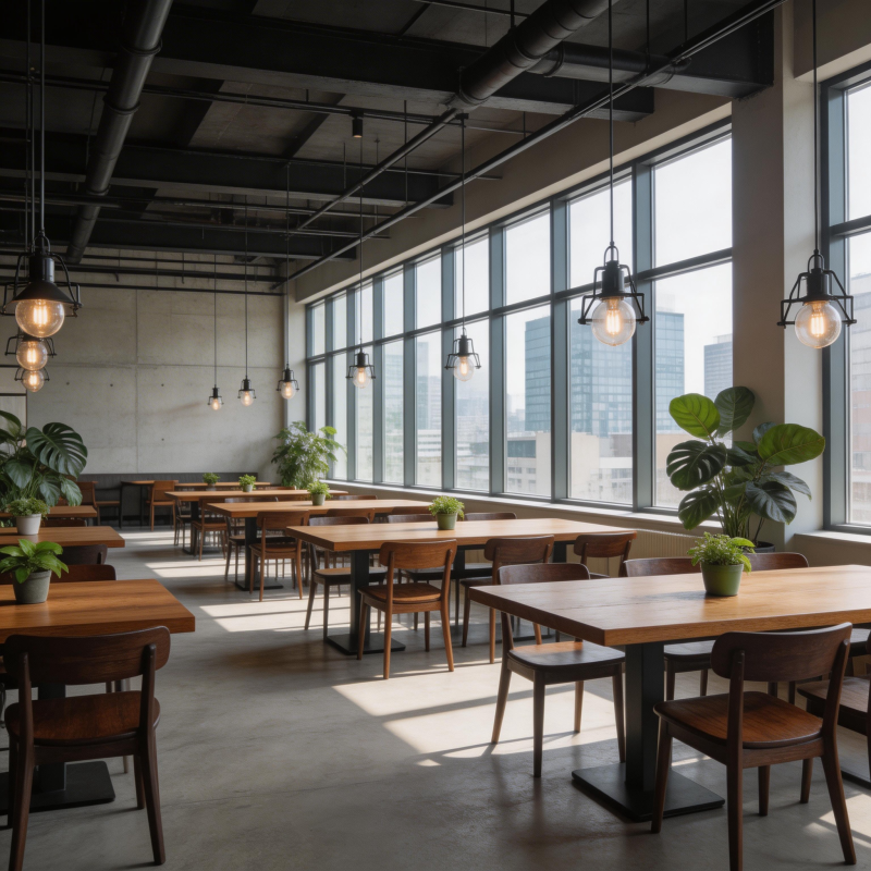 现代简约餐厅图片