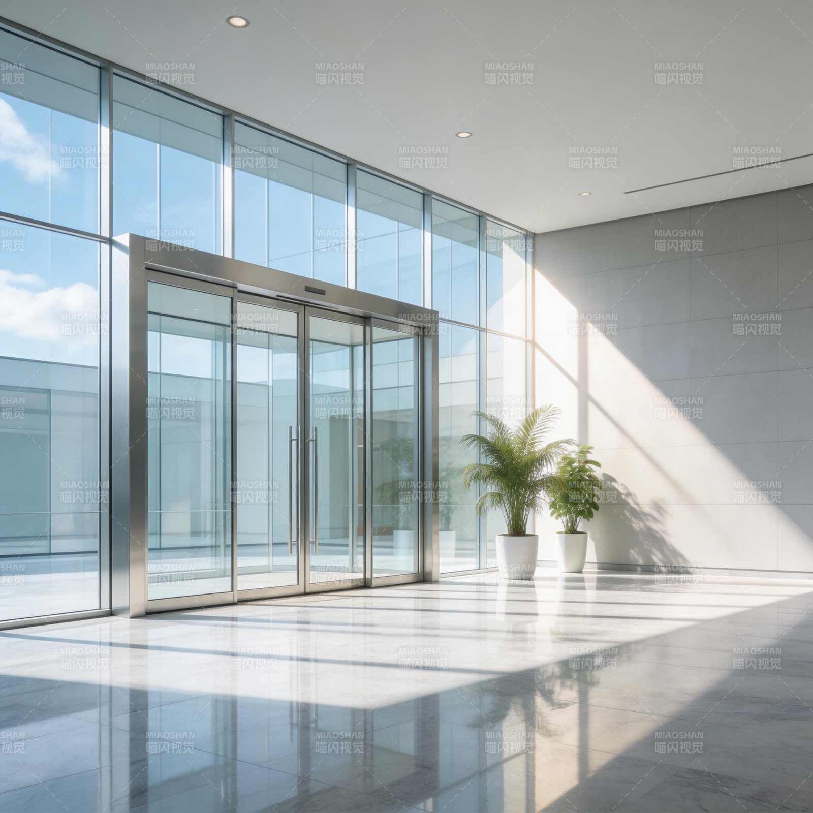 现代建筑入口大厅图片