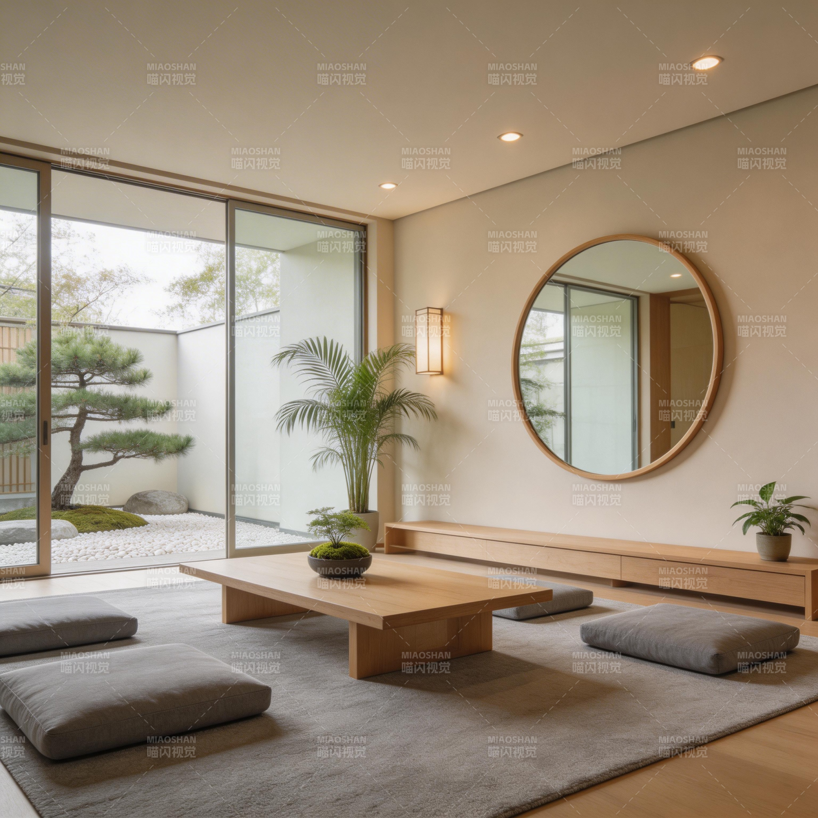 日式禅意客厅图片