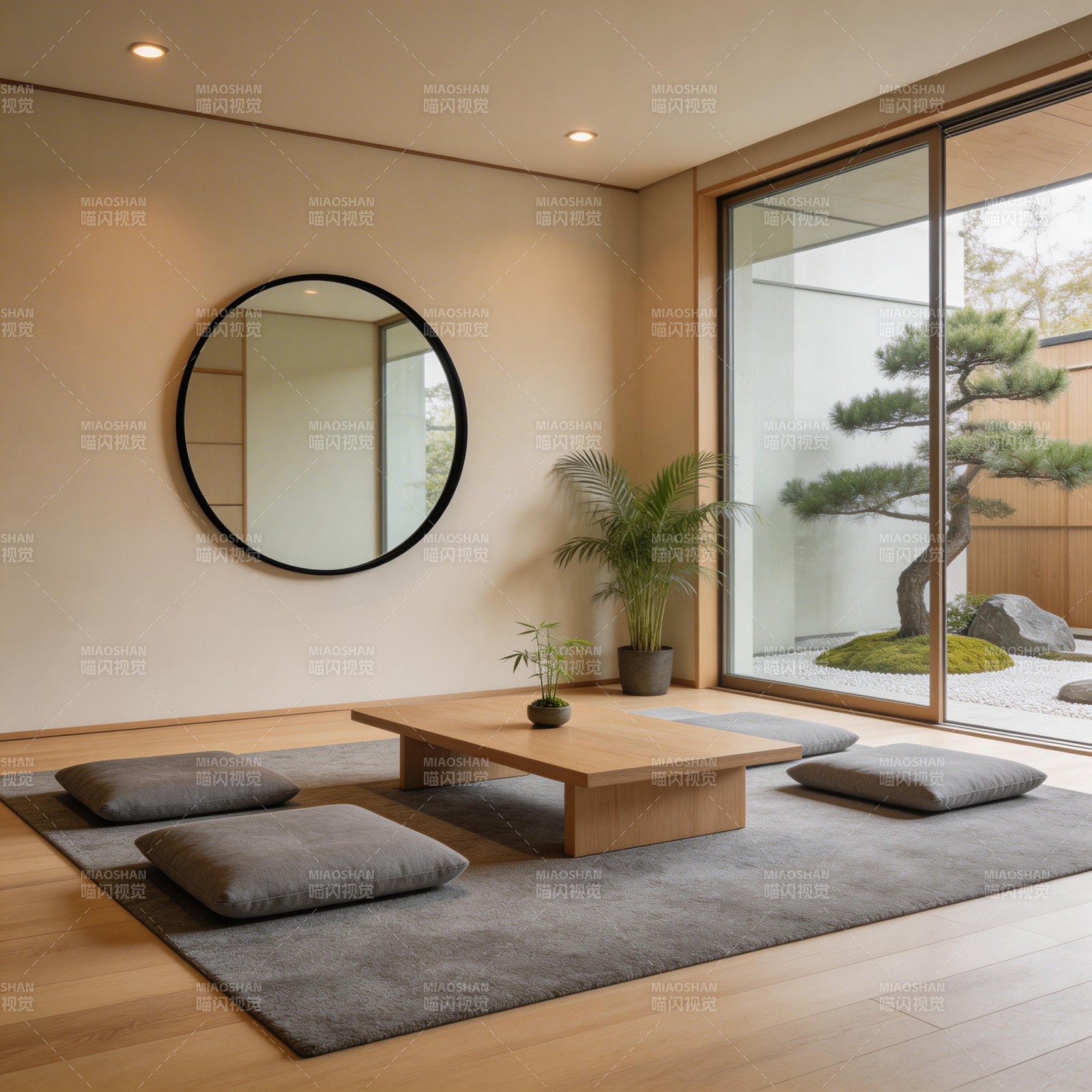 日式禅意茶室图片