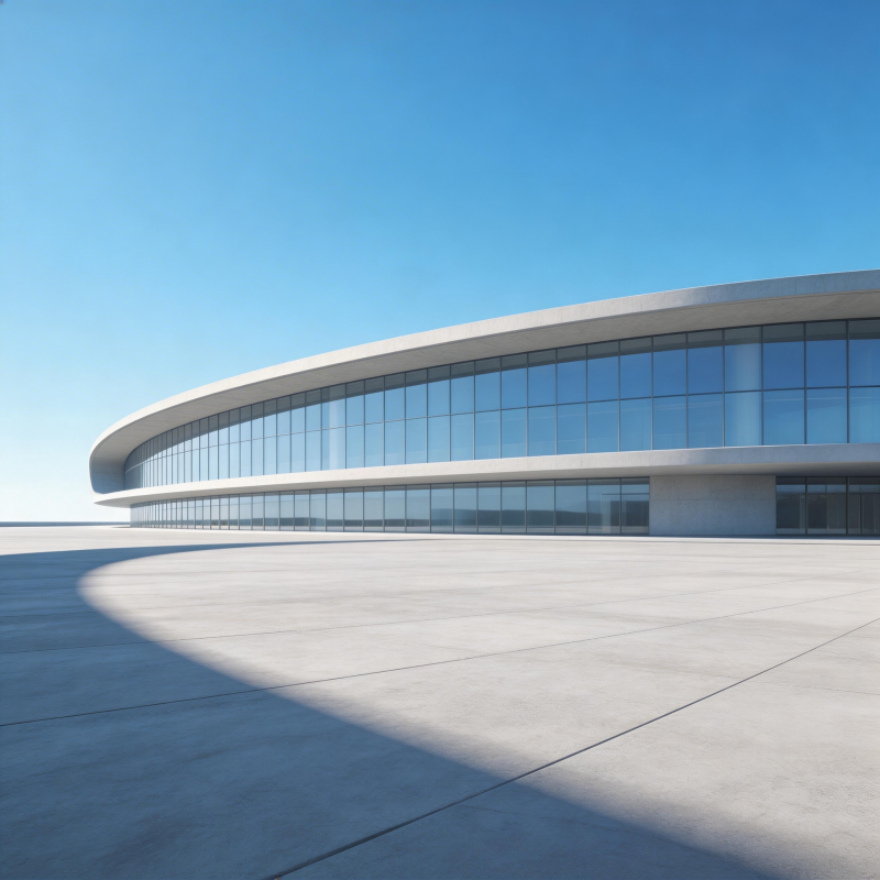 现代弧形建筑图片