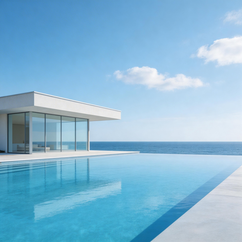 海景泳池别墅图片
