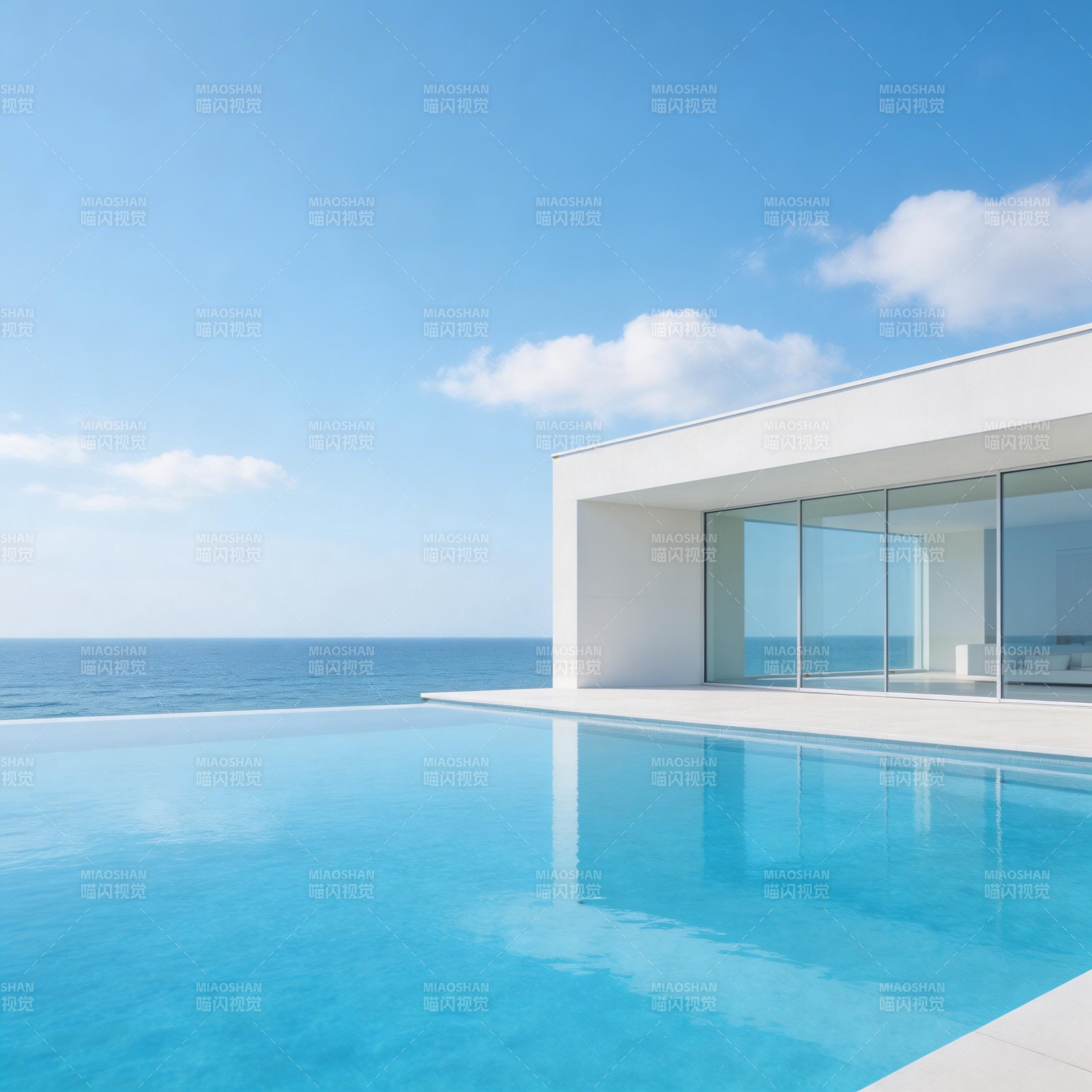 海天一色泳池居图片